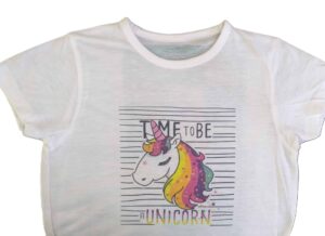 Camiseta infantil personalizada con sublimación