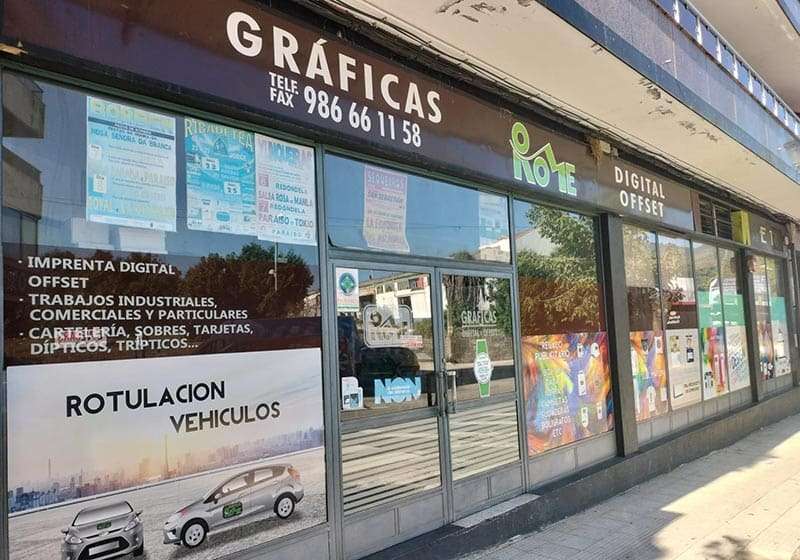 Fachada oficinas Gráficas Rome